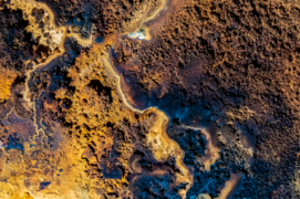 Curcuma et spiruline
Ingrédient secret : oxydation de minerais. ©Samuel Badaire
